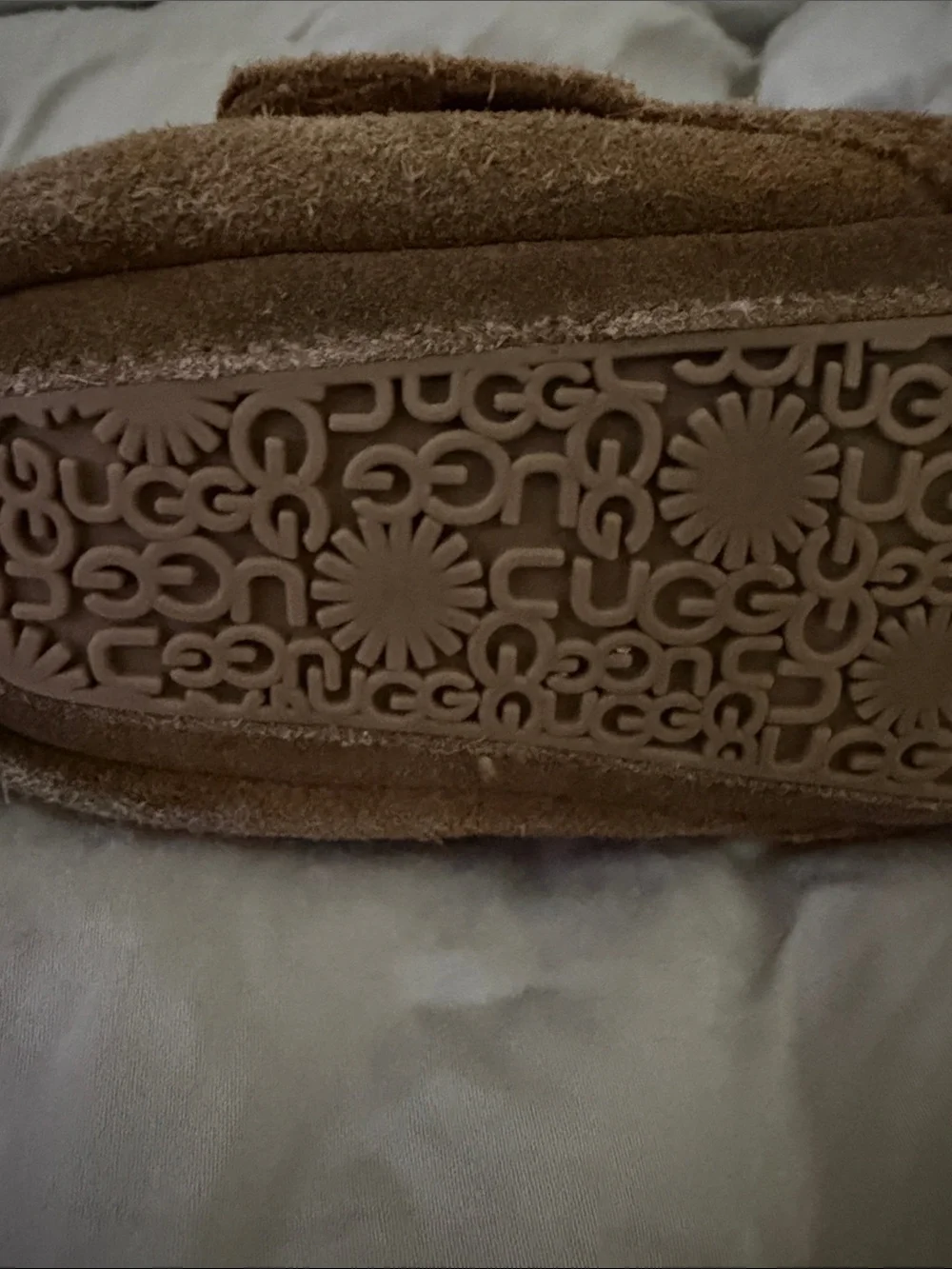 UGG Toddler Chestnut Sheepskin Moccasin Slippers- Never Worn